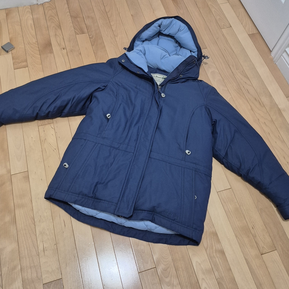Women's Navy Blue Hooded Jacket